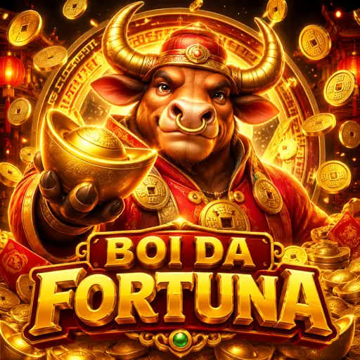 Caça-níquel Fortune Ox com boi dourado e moedas